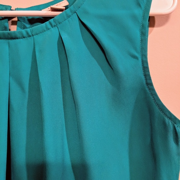 Teal Shell Top - Picture 3 of 4